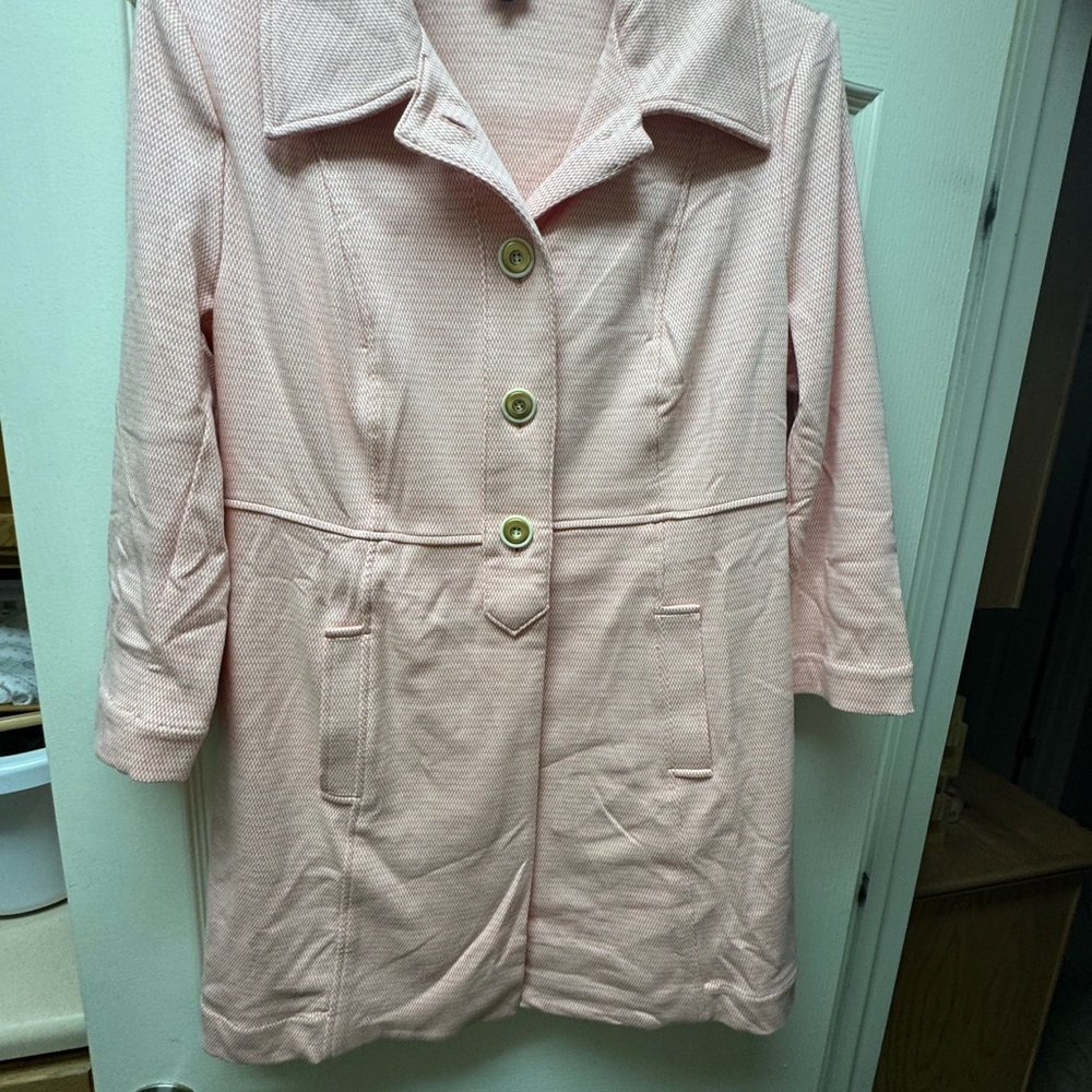CAbi Light Pink Trench Coat